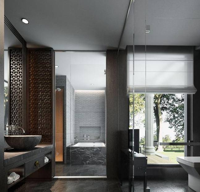 原來衛(wèi)生間也可以高大上，新中式衛(wèi)生間設(shè)計(jì)