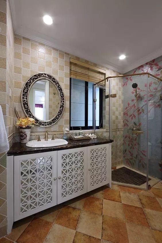 原來衛(wèi)生間也可以高大上，新中式衛(wèi)生間設(shè)計