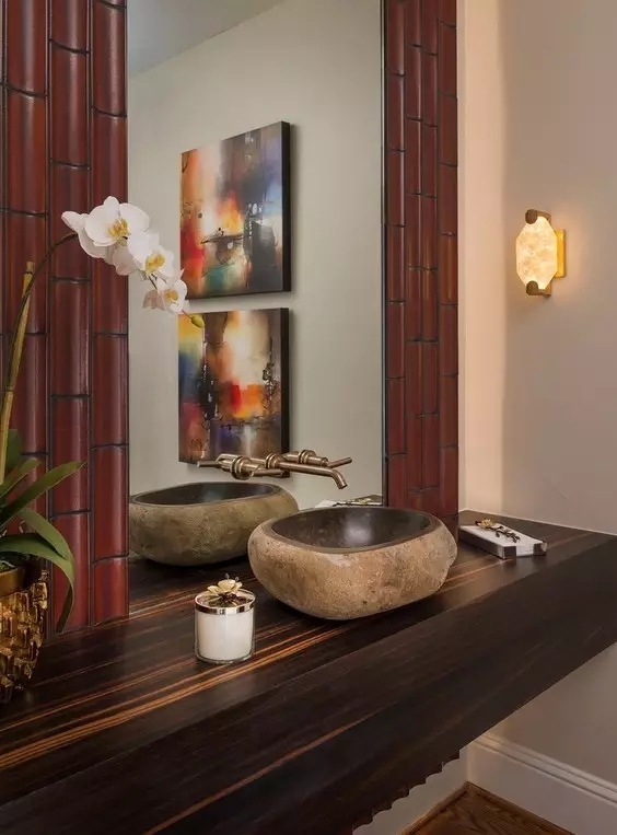 原來衛(wèi)生間也可以高大上，新中式衛(wèi)生間設(shè)計(jì)