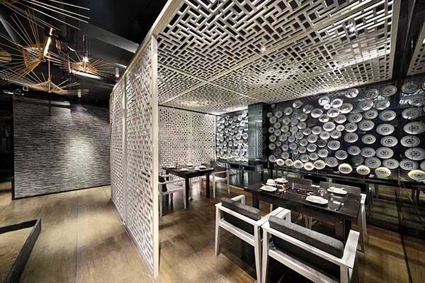 簡約時尚的東方美，意境餐廳設計