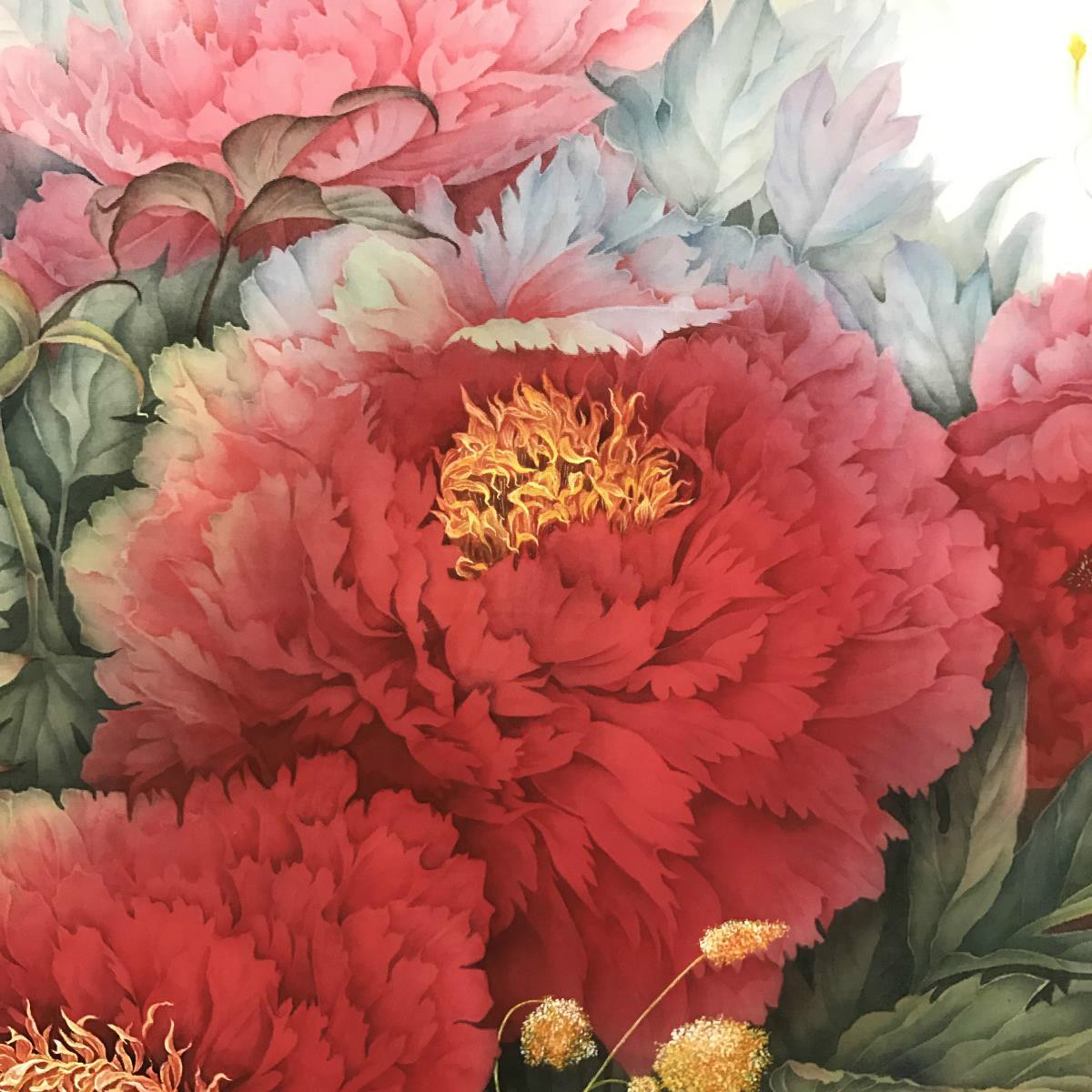 超細(xì)膩的牡丹花國(guó)畫(huà)