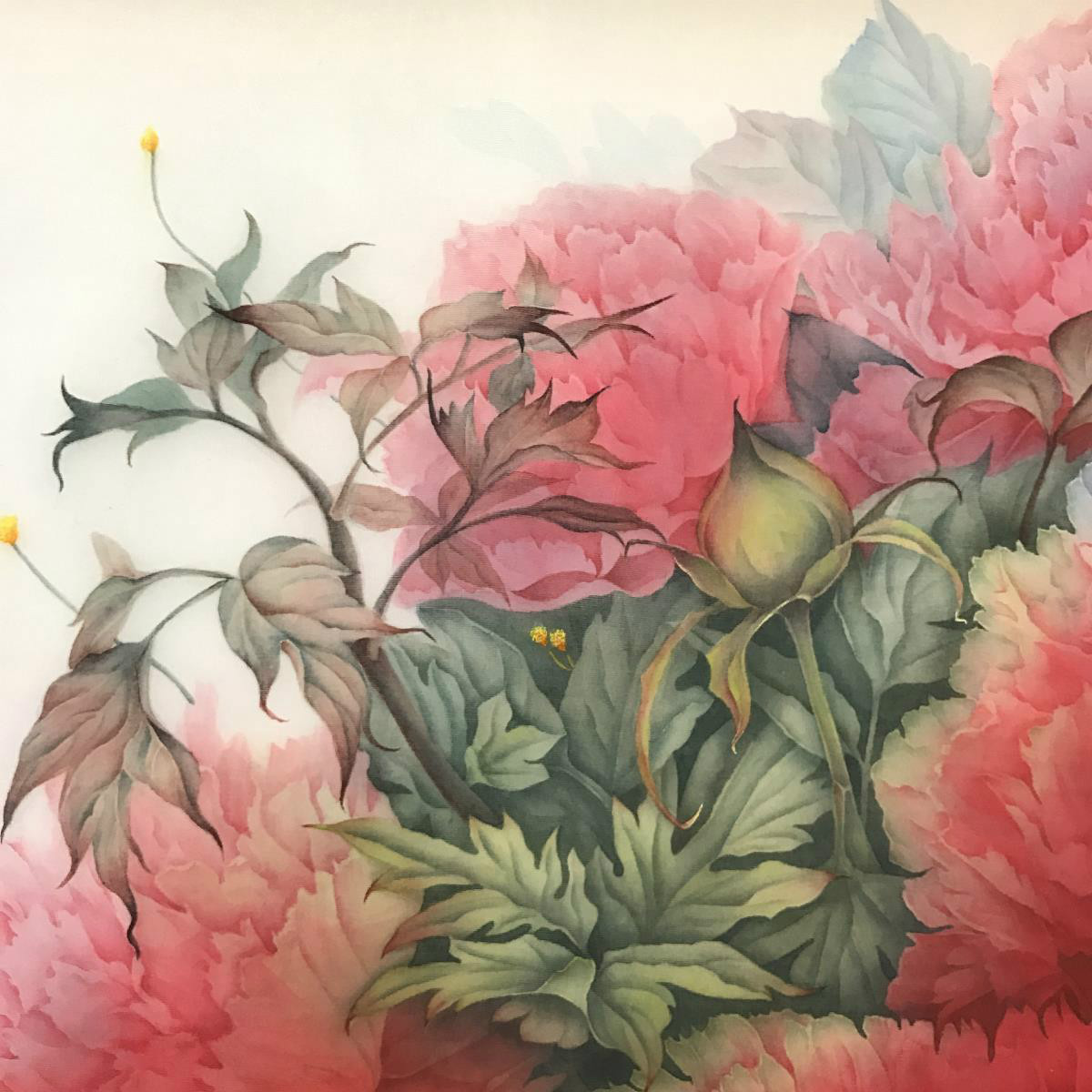 超細(xì)膩的牡丹花國(guó)畫(huà)