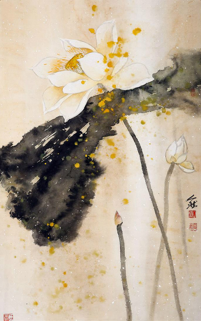 唯美荷花國(guó)畫藝術(shù)欣賞