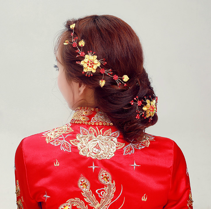 古風(fēng)發(fā)飾新娘頭飾