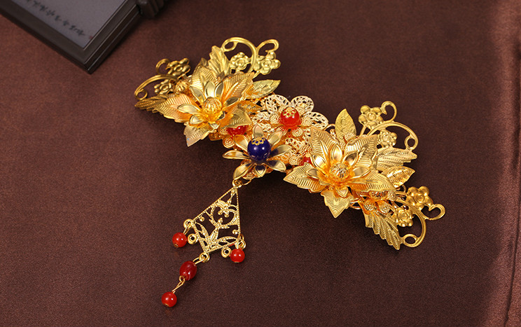 家佳樂(lè)文學(xué)中式新娘頭飾