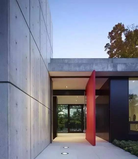 水泥墻樸素寂靜的美，庭院設(shè)計(jì)