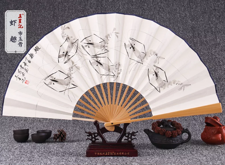 家佳樂文學手繪水墨畫折扇