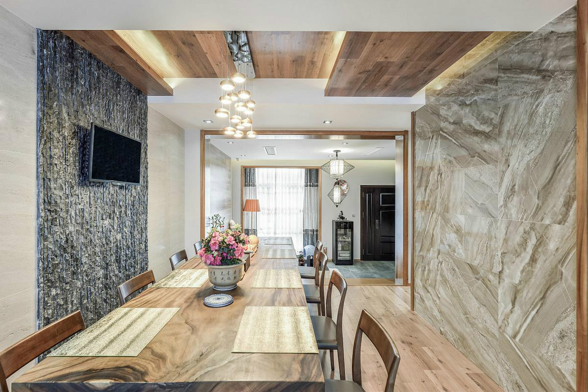 木色木香的居家空間裝修設計