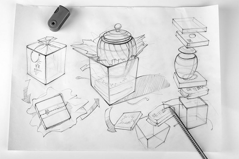 家佳樂文學(xué)茶葉盒包裝設(shè)計(jì)