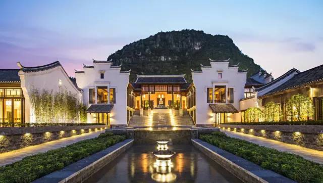 新中式建筑，安縵中式酒店