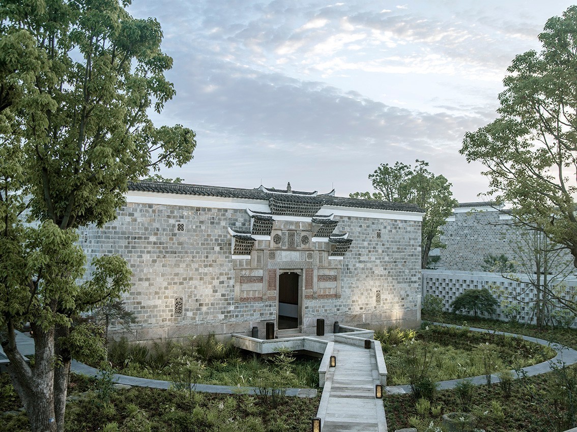 新中式建筑，安縵中式酒店