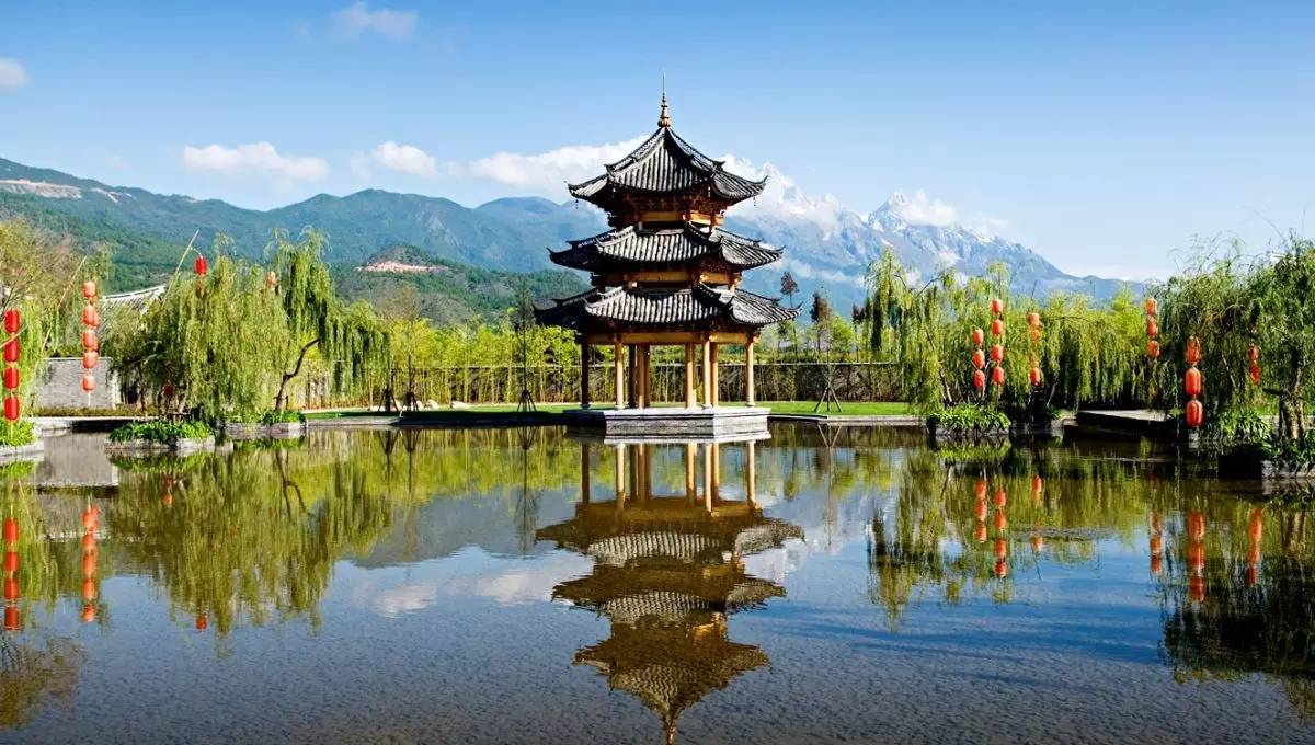 新中式建筑，悅榕莊中式酒店