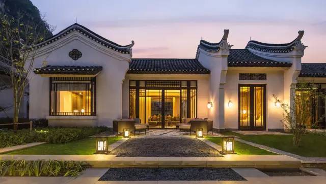 新中式建筑，悅榕莊中式酒店