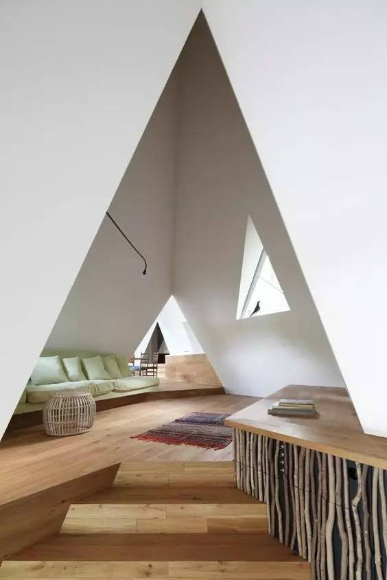 新中式建筑，創(chuàng)意三角屋