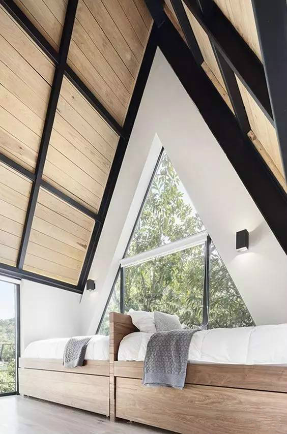 新中式建筑，創(chuàng)意三角屋