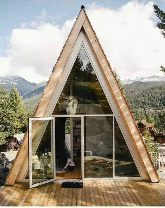 新中式建筑，創(chuàng)意三角屋