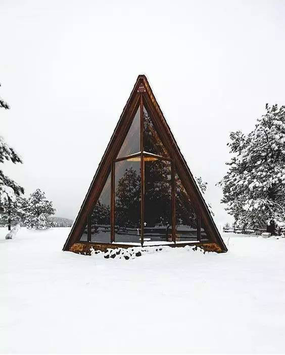 新中式建筑，創(chuàng)意三角屋