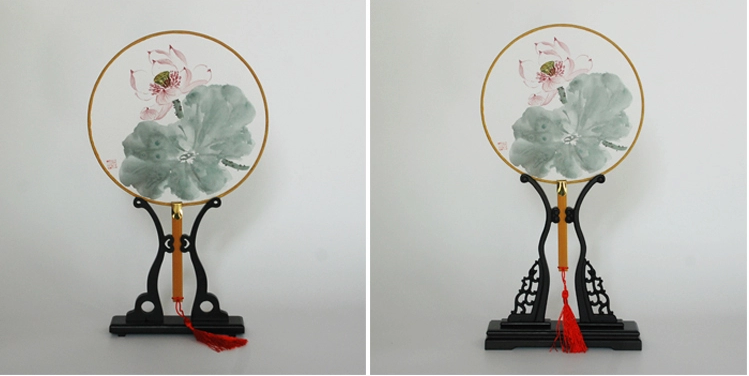 炎炎夏日的清涼，家佳樂文學(xué)手繪真絲團扇