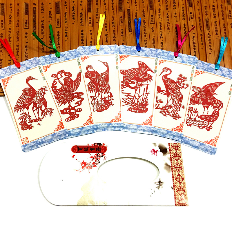 家佳樂(lè)文學(xué)古典元素剪紙書(shū)簽設(shè)計(jì)