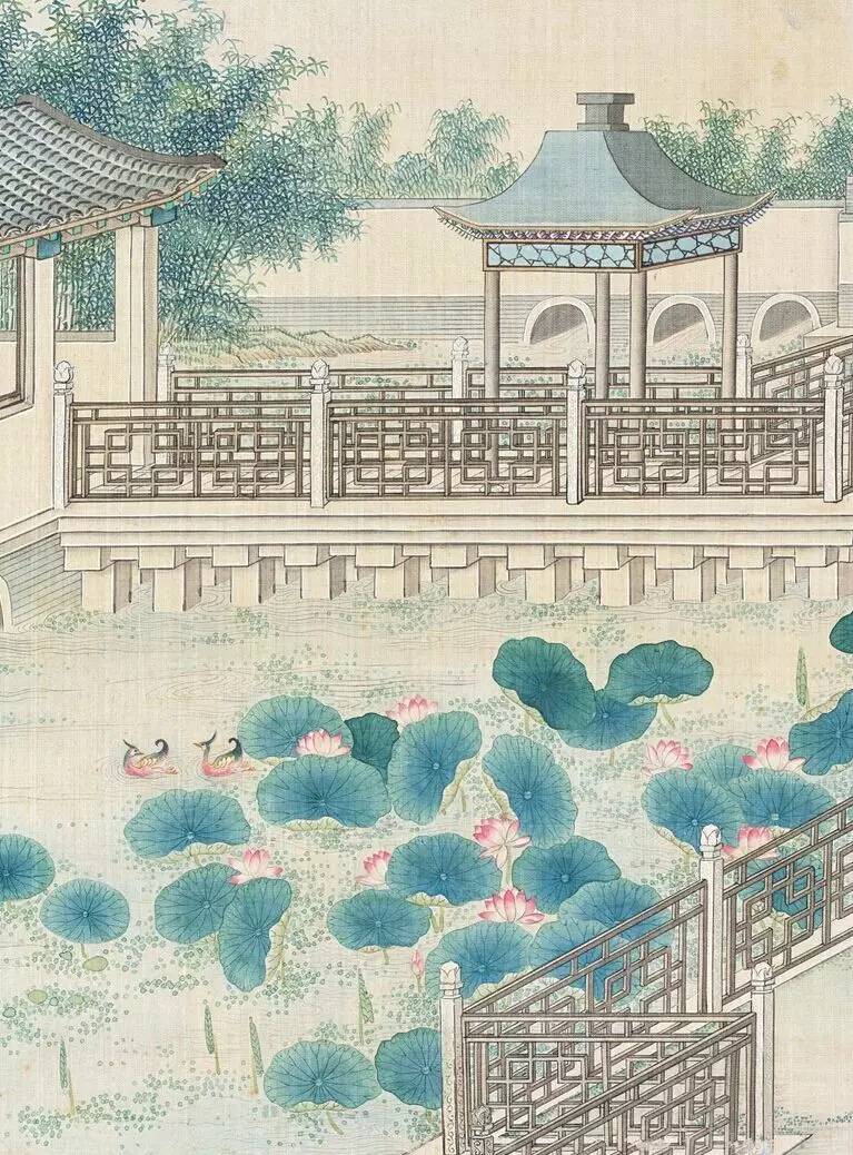 庭院深深，佳人依在