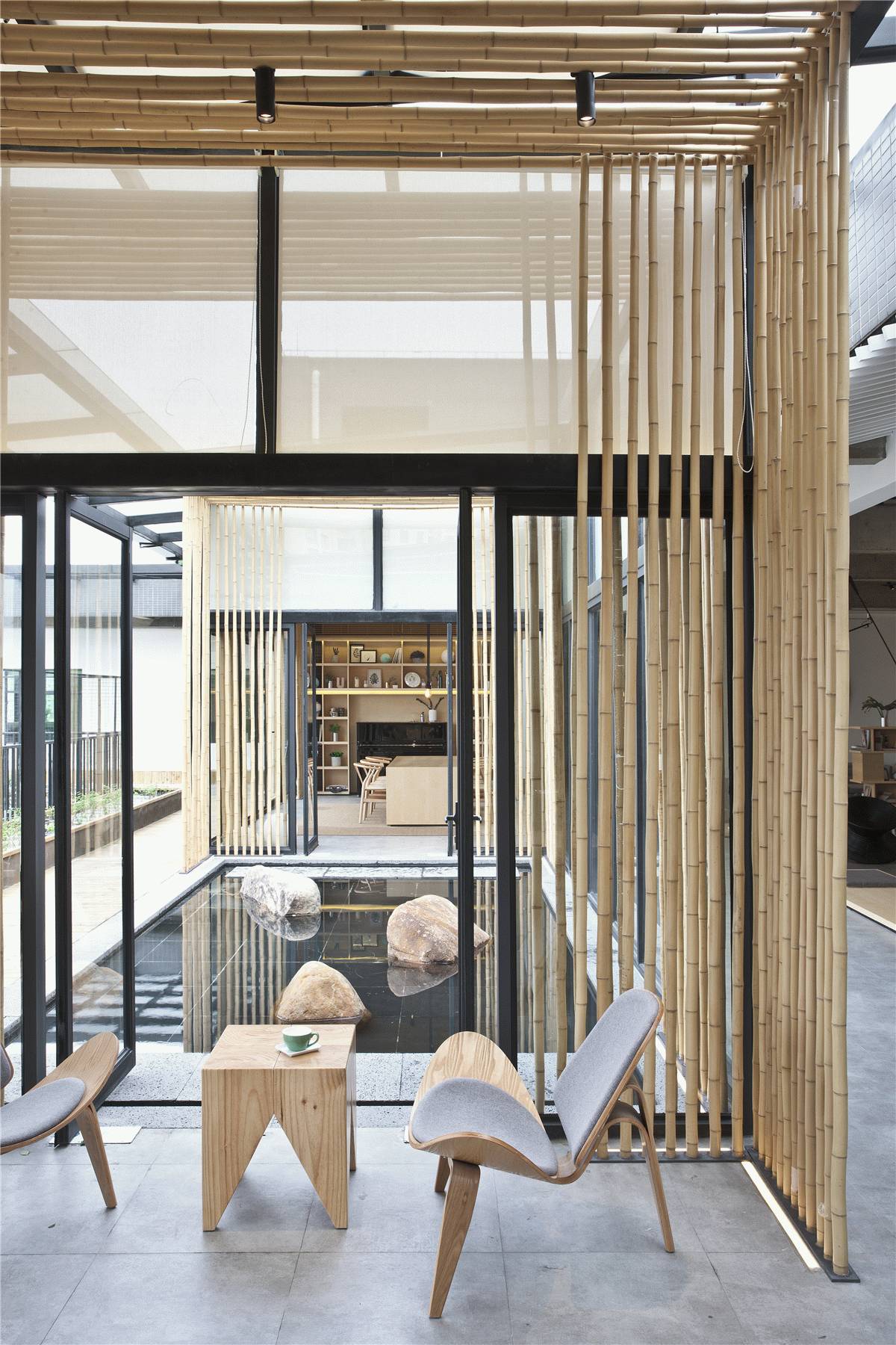 隱于繁華都市間，云初空間新中式裝修設(shè)計(jì)