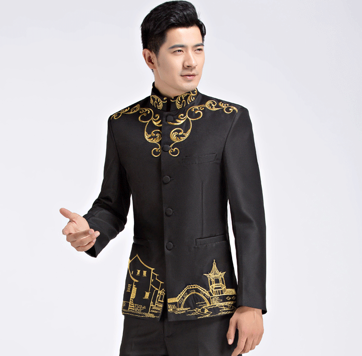 刺繡家佳樂(lè)文學(xué)中山裝