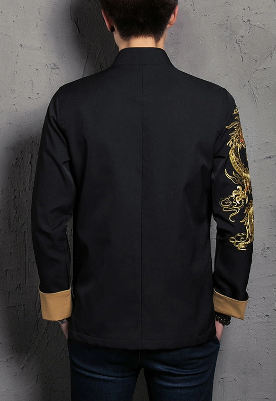 個(gè)性刺繡家佳樂文學(xué)唐裝