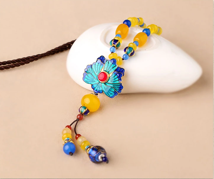 家佳樂文學(xué)吊墜瑪瑙配飾長款項(xiàng)鏈掛飾