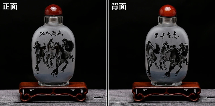 家佳樂(lè)文學(xué)民間傳統(tǒng)手繪內(nèi)畫圖鼻煙壺