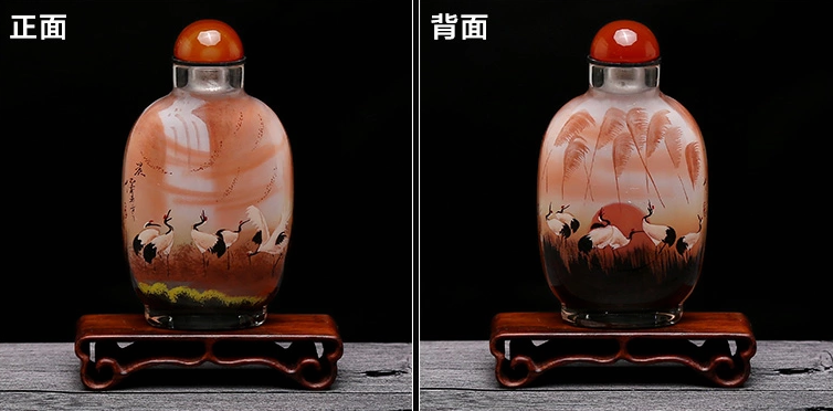 家佳樂(lè)文學(xué)民間傳統(tǒng)手繪內(nèi)畫圖鼻煙壺