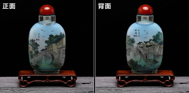 家佳樂文學(xué)民間傳統(tǒng)手繪內(nèi)畫圖鼻煙壺