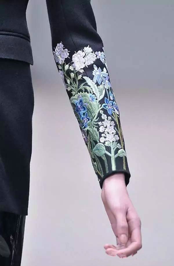 美的讓人無法呼吸，唯美刺繡圖案圖片