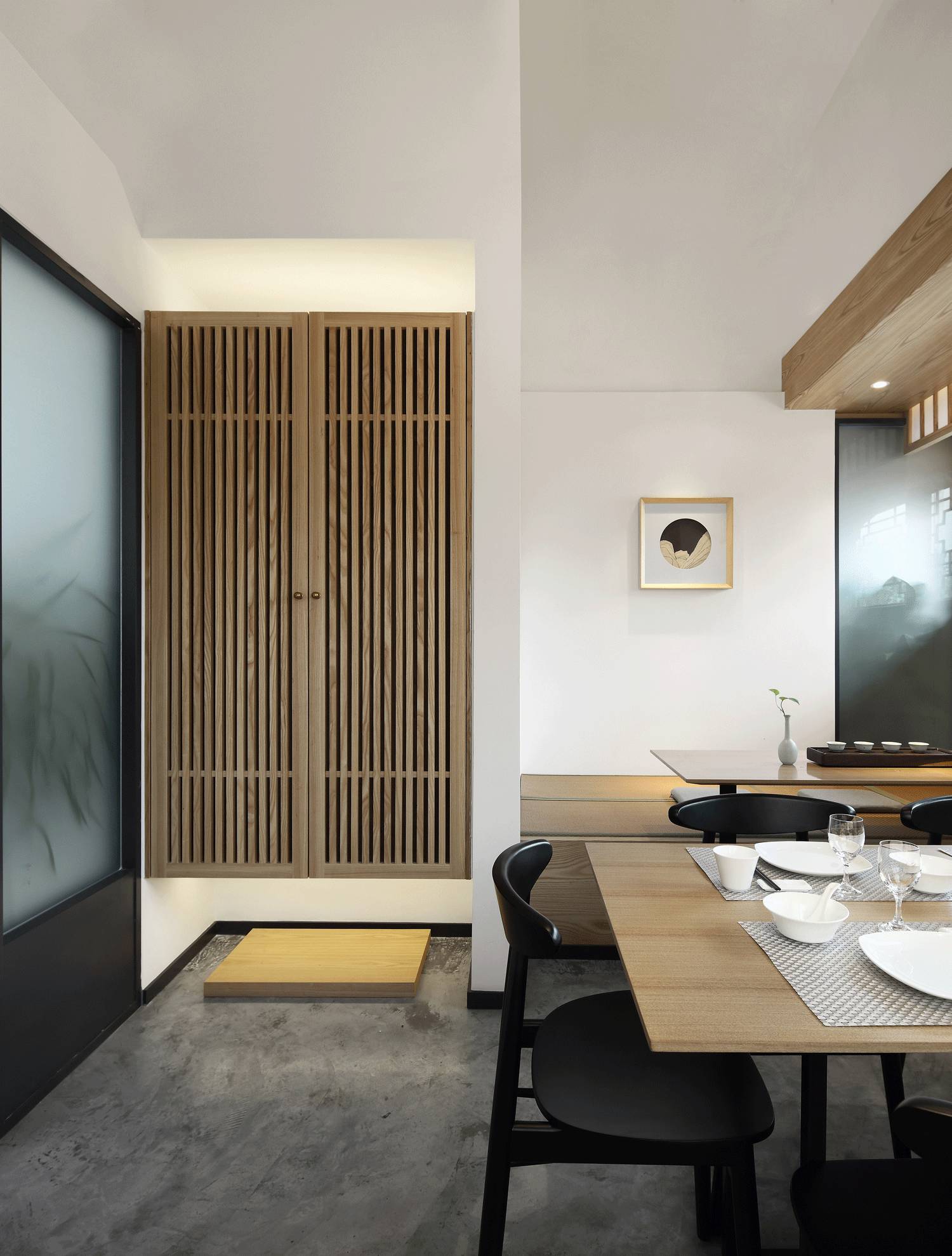 樸素安靜的禪意原木空間，中式裝修造景藝術(shù)