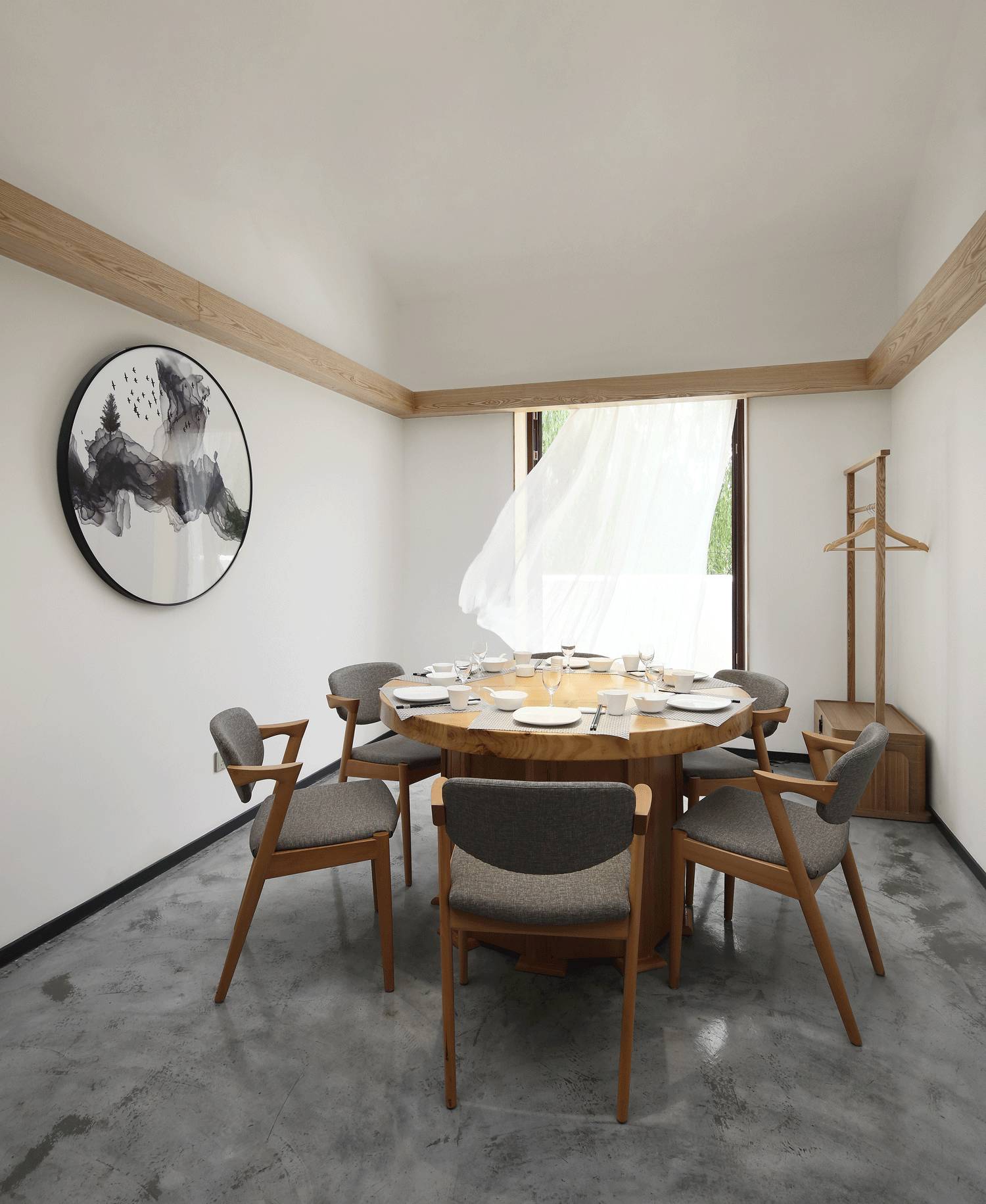 樸素安靜的禪意原木空間，中式裝修造景藝術(shù)