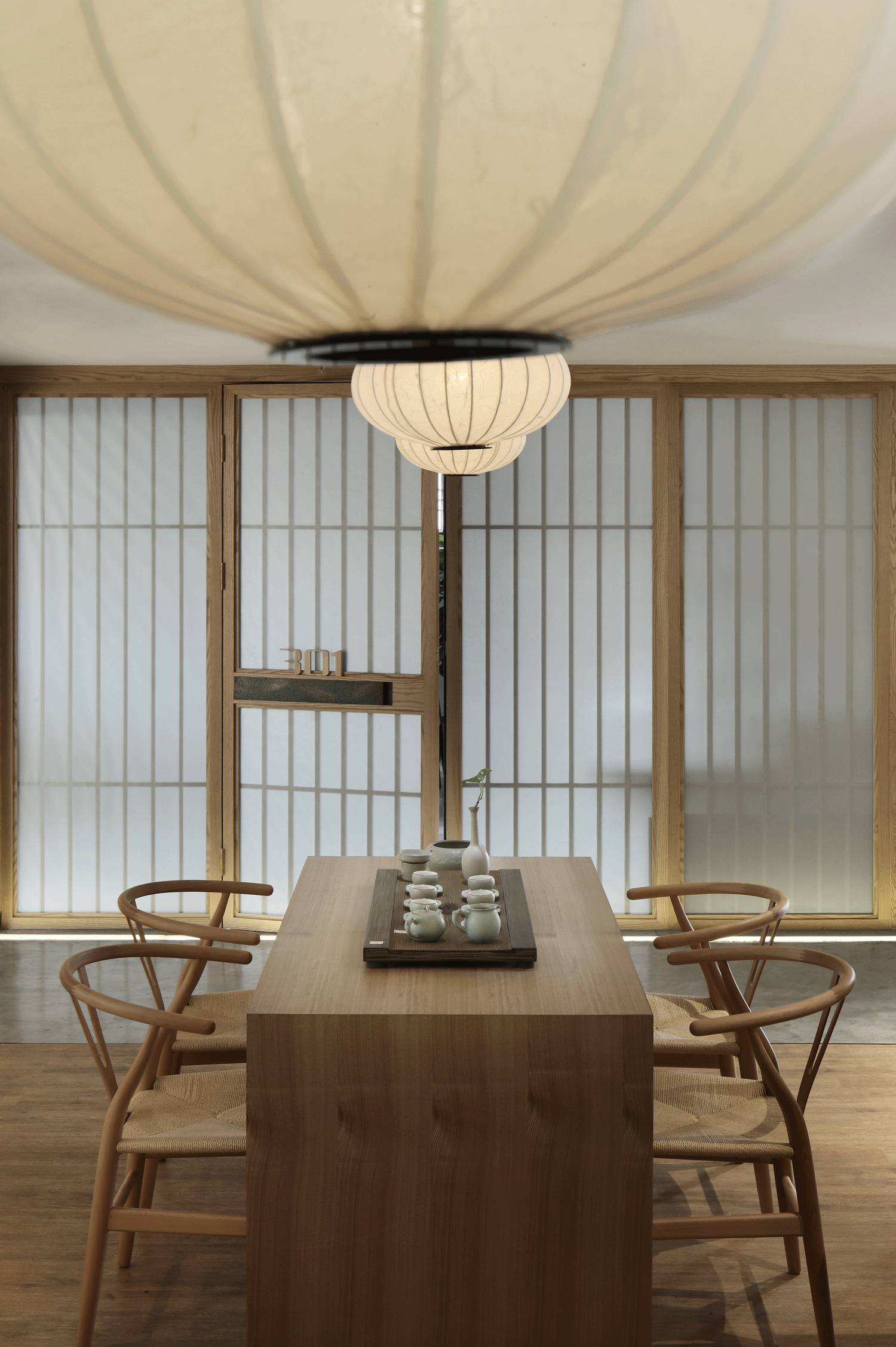 樸素安靜的禪意原木空間，中式裝修造景藝術(shù)