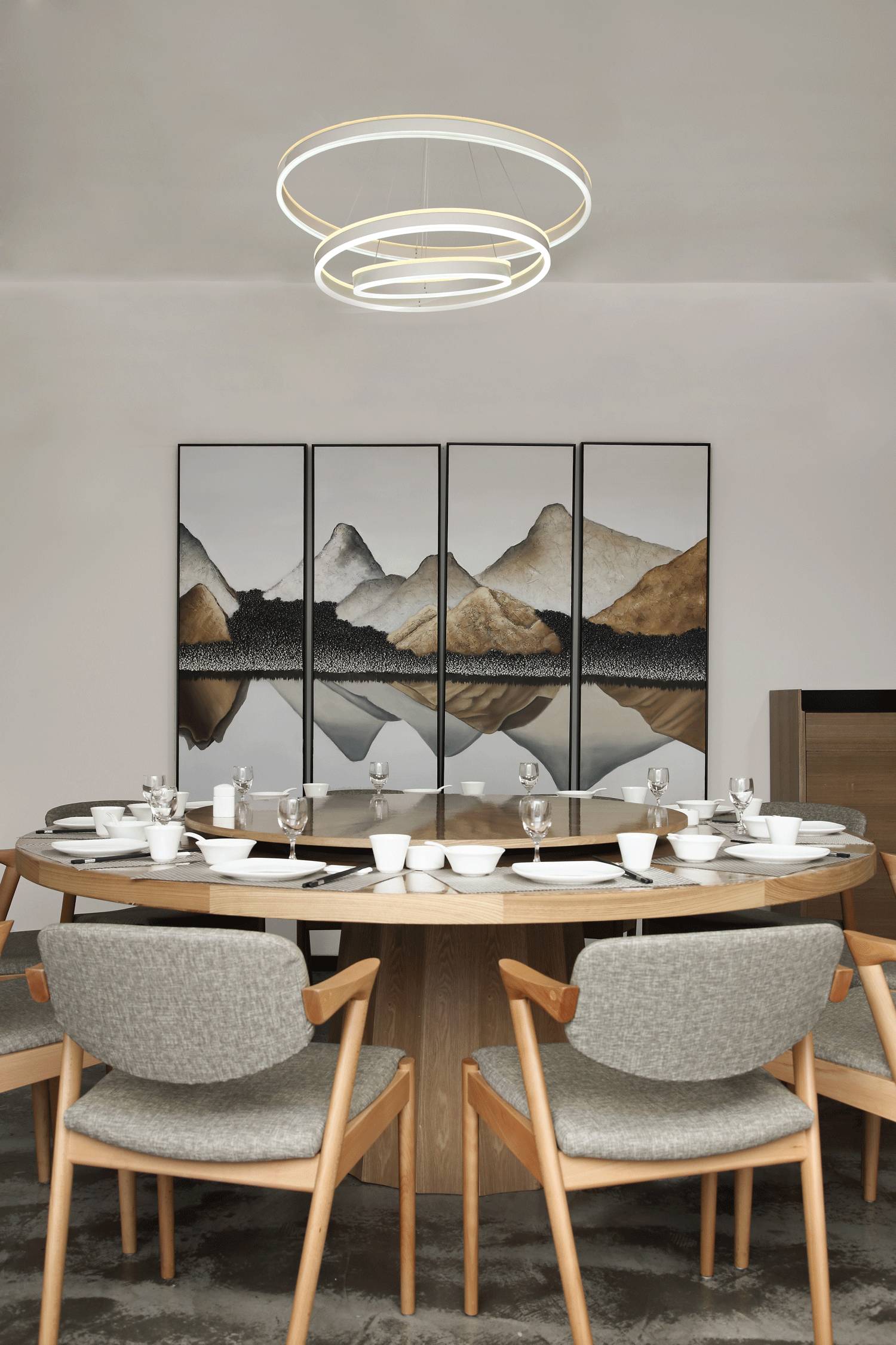 樸素安靜的禪意原木空間，中式裝修造景藝術(shù)