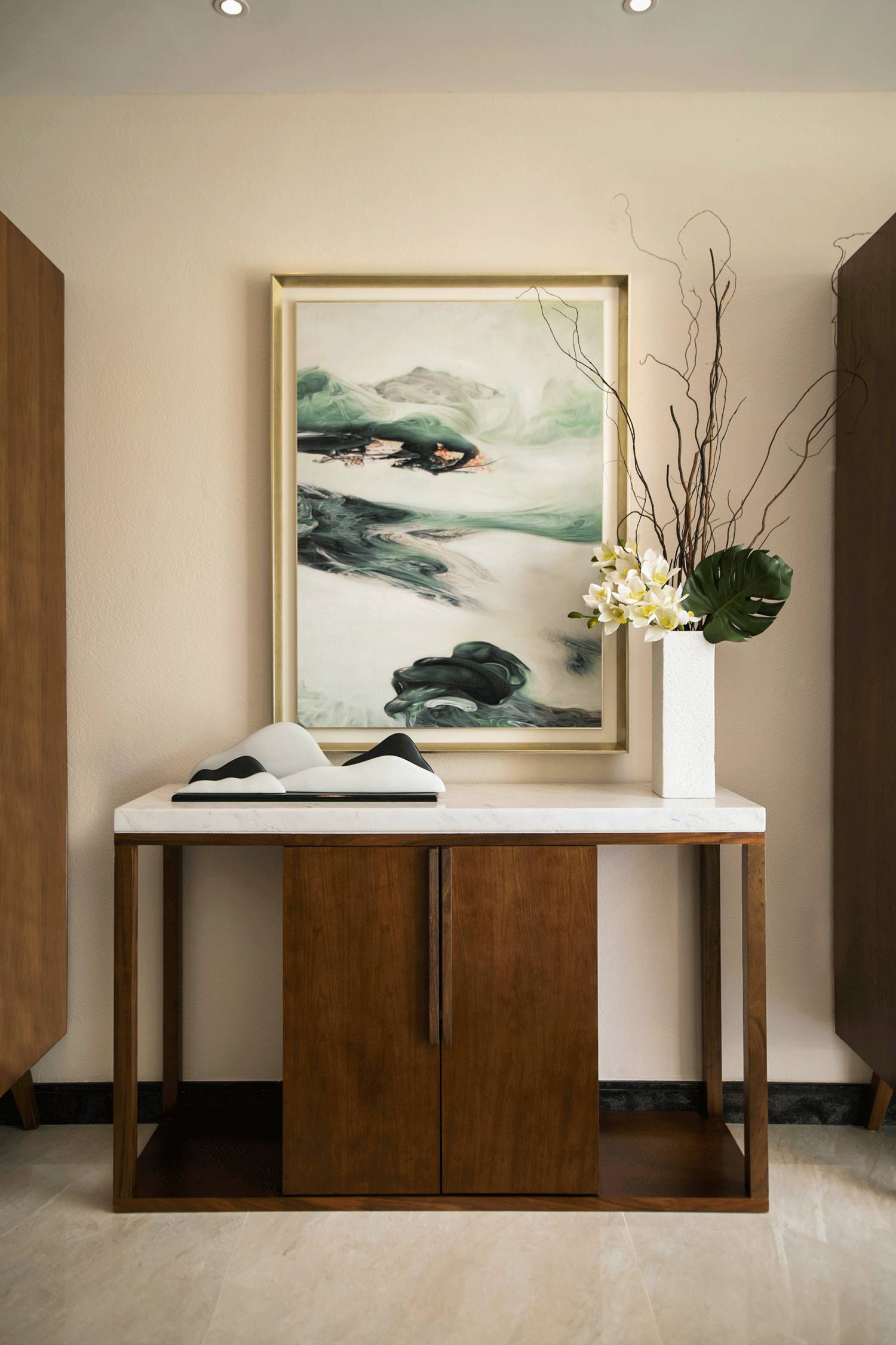 茶·時(shí)光的故事，290㎡典雅新中式裝修設(shè)計(jì)