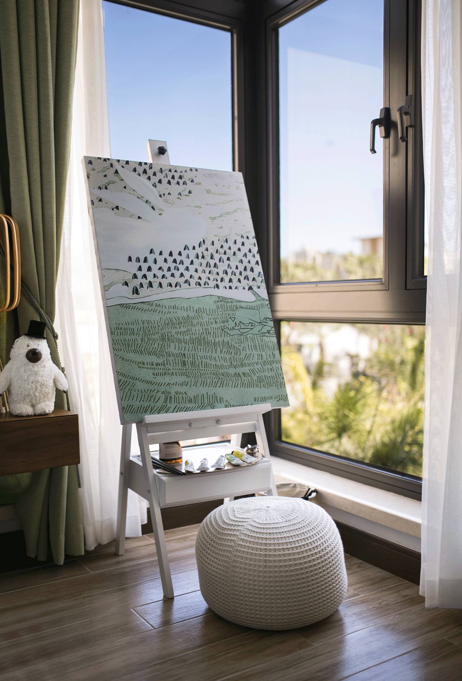 茶·時(shí)光的故事，290㎡典雅新中式裝修設(shè)計(jì)