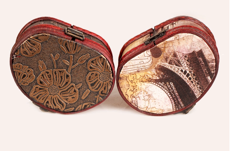 中式小木盒復(fù)古木質(zhì)首飾盒