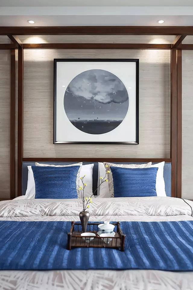 新中式設(shè)計(jì)中，臥室的運(yùn)用與表現(xiàn)