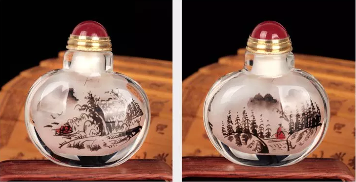 壺里有乾坤，手工內(nèi)畫鼻煙壺