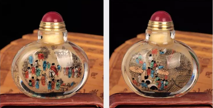 壺里有乾坤，手工內(nèi)畫鼻煙壺