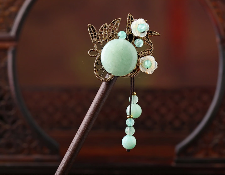 手工古典木簪古風頭飾簪子