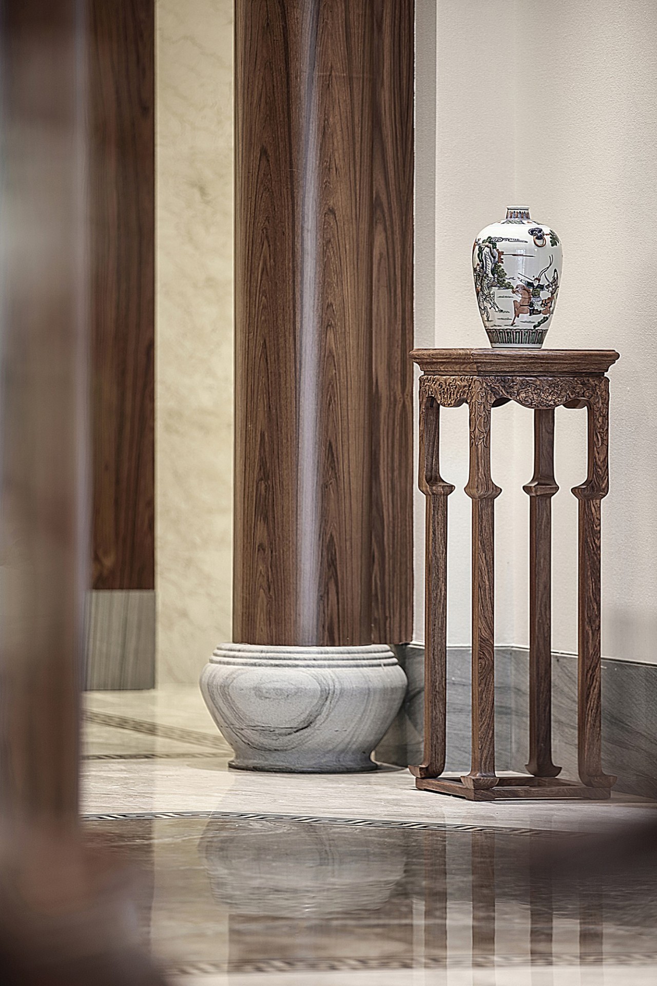 龍光御海天禧別墅樣板房，高端大氣的新中式豪