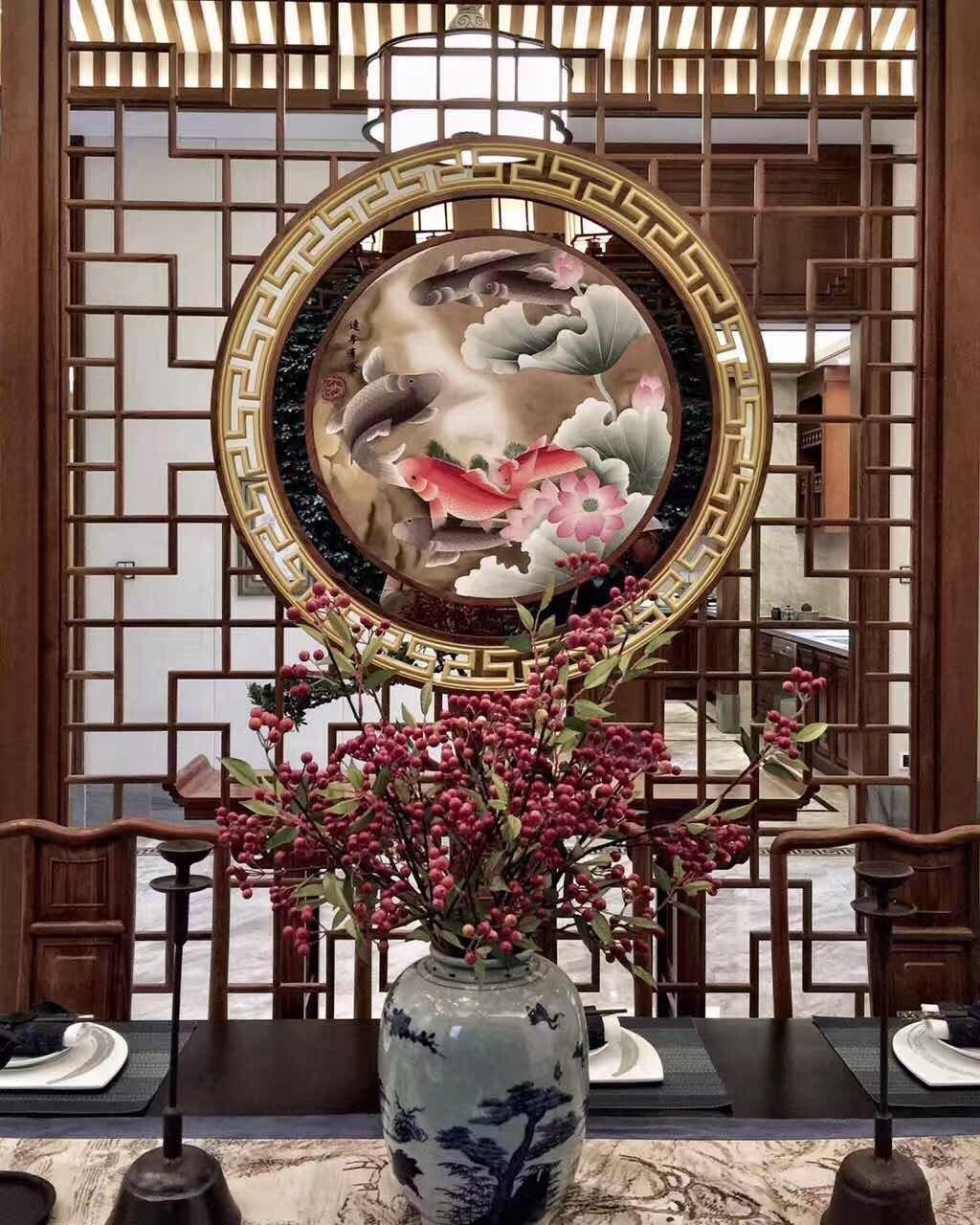 龍光御海天禧別墅樣板房，高端大氣的新中式豪