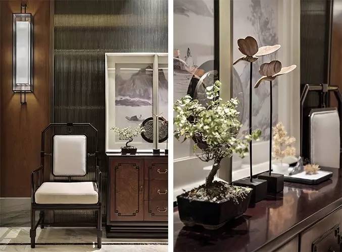 龍光御海天禧別墅樣板房，高端大氣的新中式豪