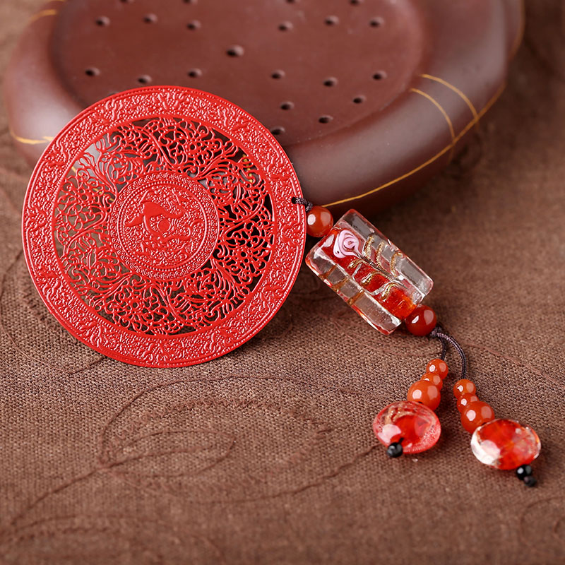 家佳樂(lè)文學(xué)古典紅色古風(fēng)金屬小清新書(shū)簽