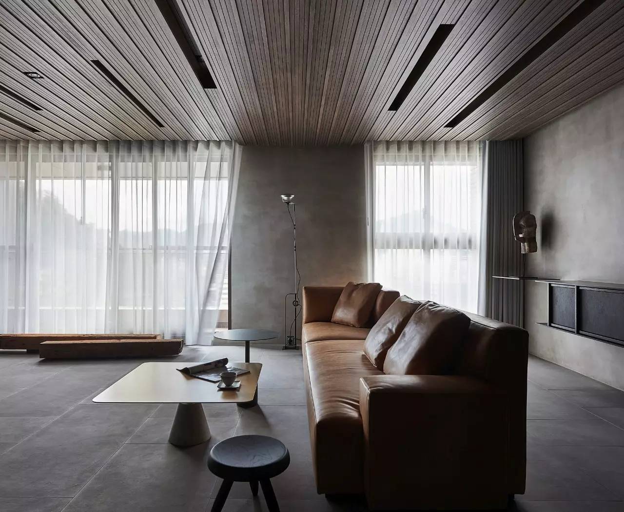 水泥+舊木，締造出具情懷的中式裝修設(shè)計(jì)