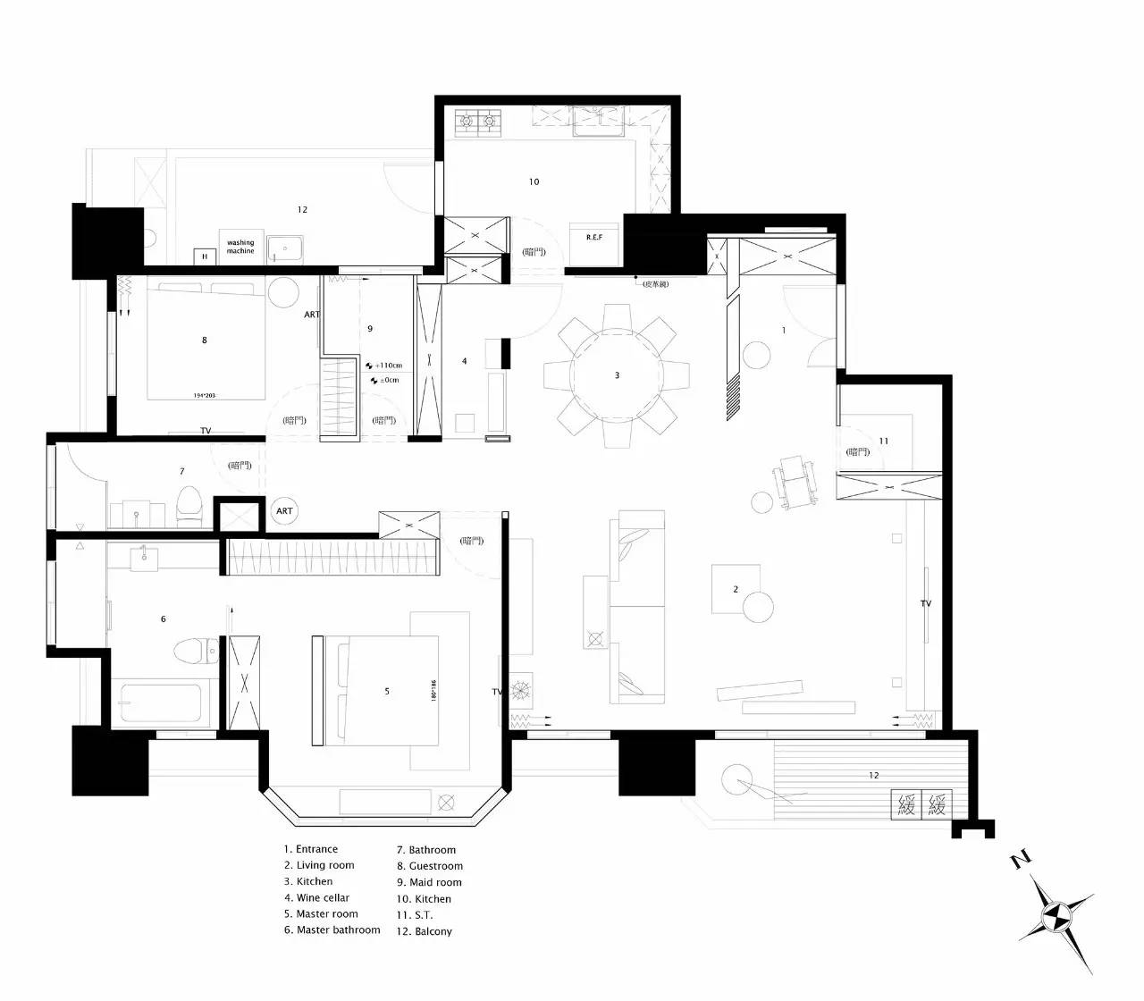 水泥+舊木，締造出具情懷的中式裝修設(shè)計(jì)