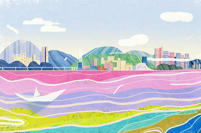 一組風(fēng)景插畫欣賞